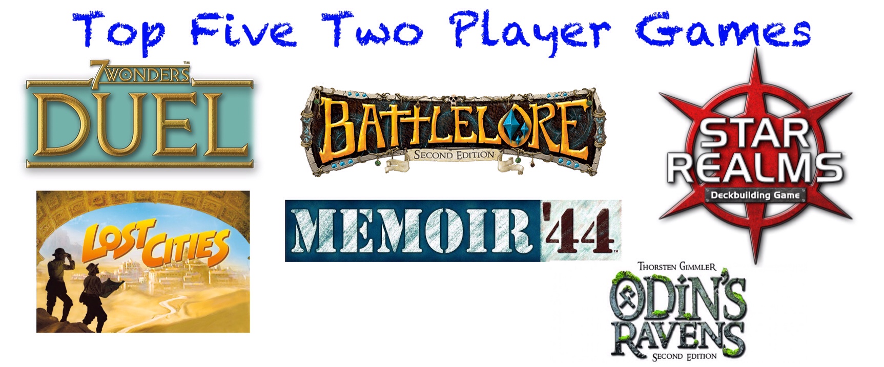 Top 5 Two Player Games | Whitespider1066