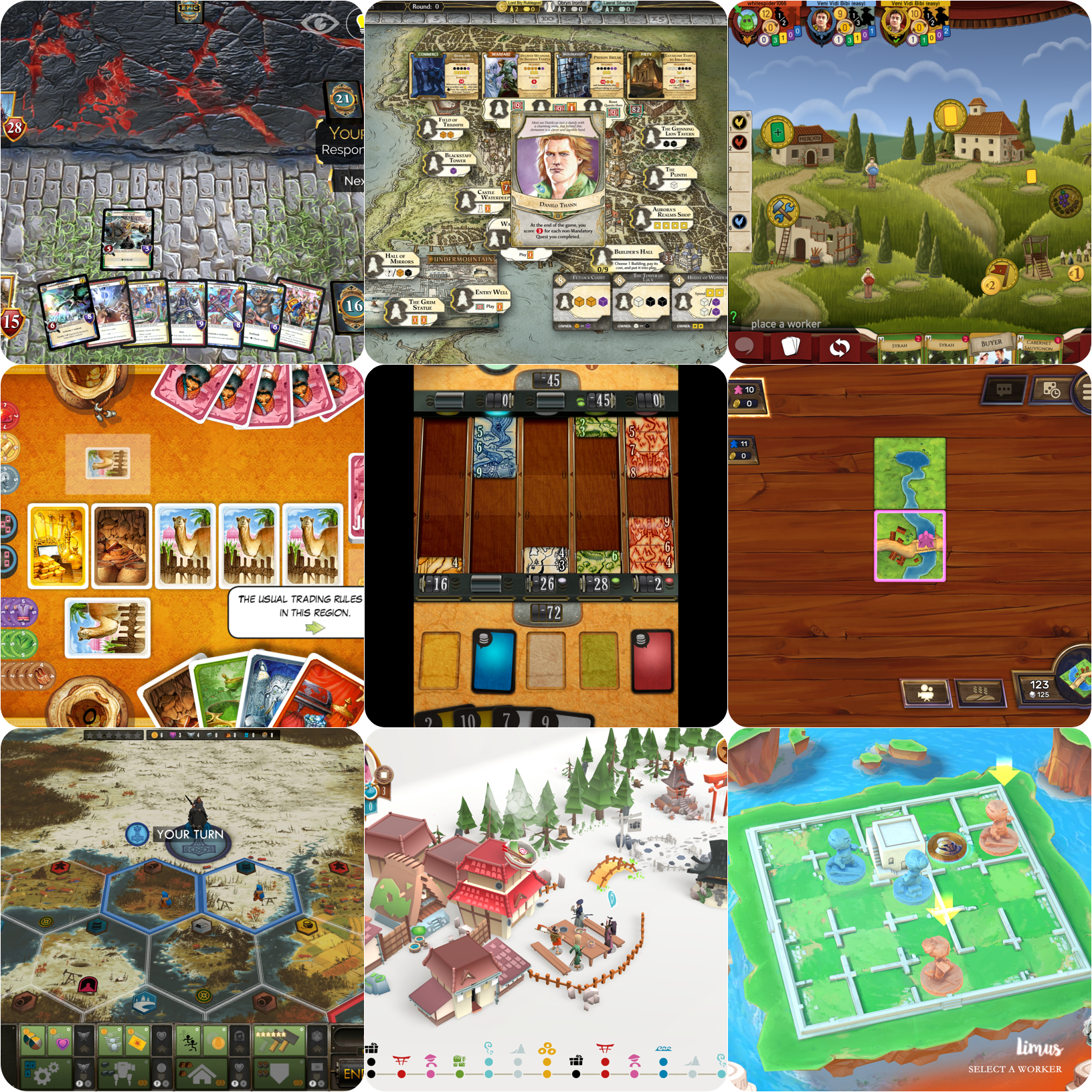 My Top Ten Board Game Apps Whitespider1066