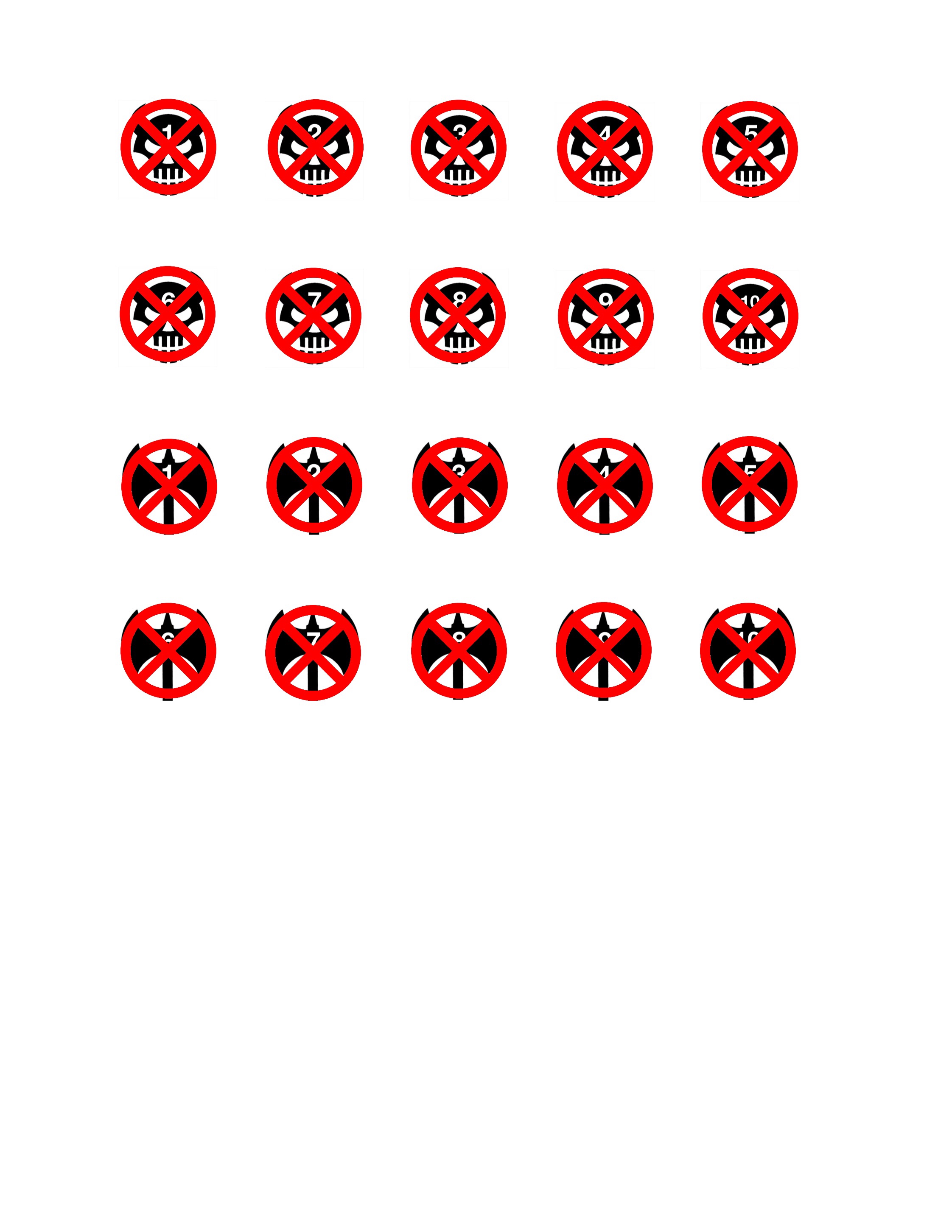 Some generic sci-fi/cyberpunk RPG tokens. | Whitespider1066