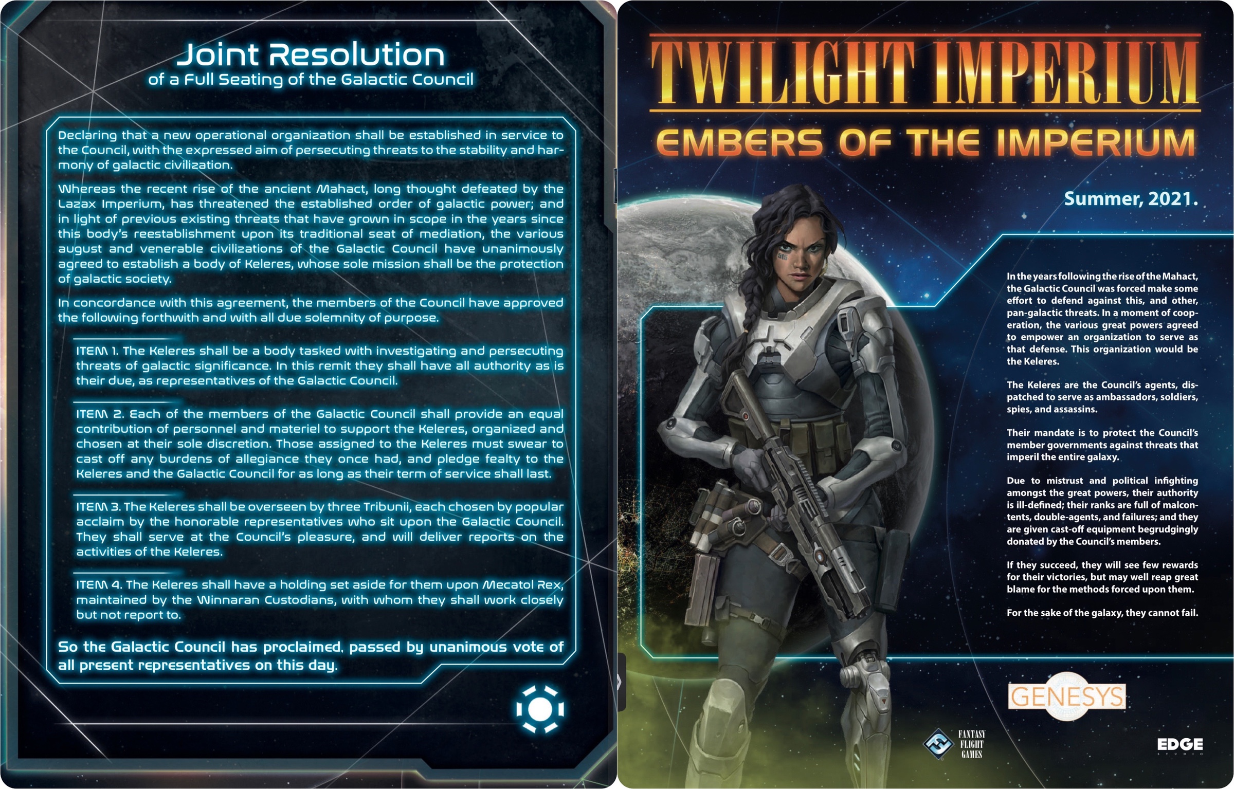 Twilight Imperium the RPG | Whitespider1066